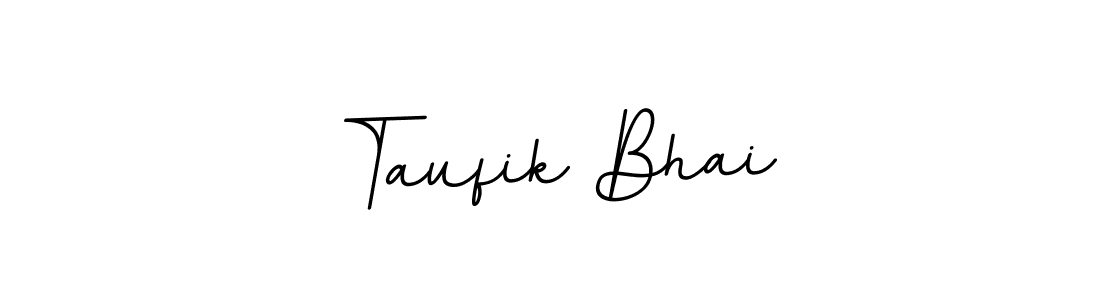 It looks lik you need a new signature style for name Taufik Bhai. Design unique handwritten (BallpointsItalic-DORy9) signature with our free signature maker in just a few clicks. Taufik Bhai signature style 11 images and pictures png