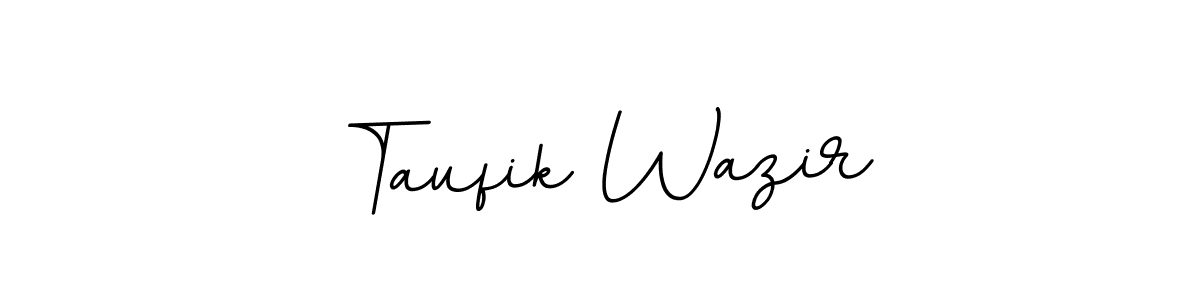 Also You can easily find your signature by using the search form. We will create Taufik Wazir name handwritten signature images for you free of cost using BallpointsItalic-DORy9 sign style. Taufik Wazir signature style 11 images and pictures png