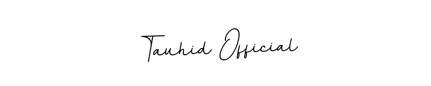 Here are the top 10 professional signature styles for the name Tauhid Official. These are the best autograph styles you can use for your name. Tauhid Official signature style 11 images and pictures png