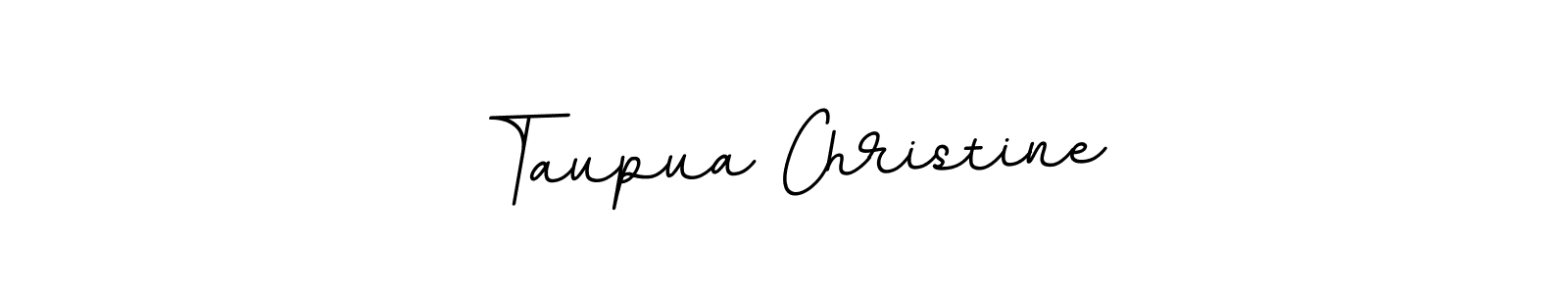 Create a beautiful signature design for name Taupua Christine. With this signature (BallpointsItalic-DORy9) fonts, you can make a handwritten signature for free. Taupua Christine signature style 11 images and pictures png