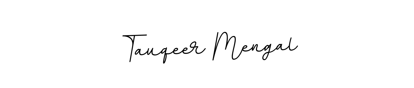 How to make Tauqeer Mengal name signature. Use BallpointsItalic-DORy9 style for creating short signs online. This is the latest handwritten sign. Tauqeer Mengal signature style 11 images and pictures png