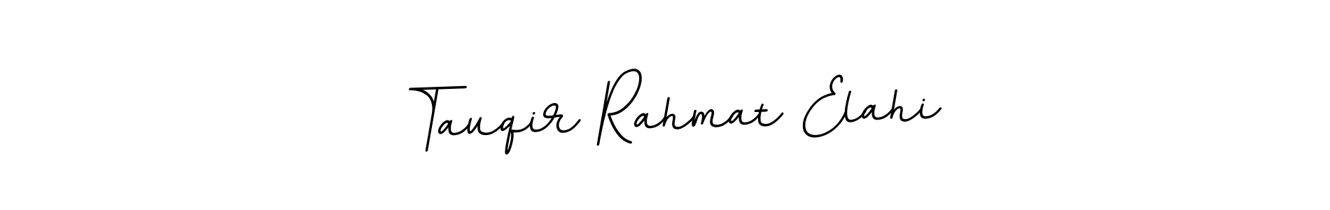 Create a beautiful signature design for name Tauqir Rahmat Elahi. With this signature (BallpointsItalic-DORy9) fonts, you can make a handwritten signature for free. Tauqir Rahmat Elahi signature style 11 images and pictures png