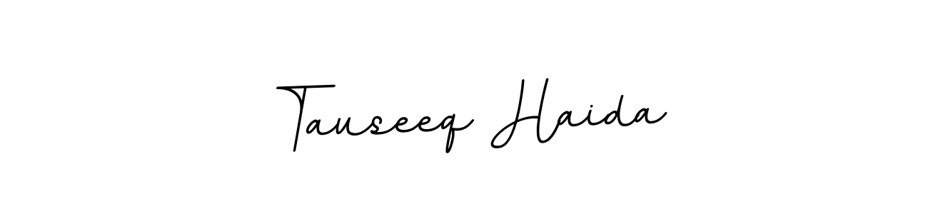 Design your own signature with our free online signature maker. With this signature software, you can create a handwritten (BallpointsItalic-DORy9) signature for name Tauseeq Haida. Tauseeq Haida signature style 11 images and pictures png