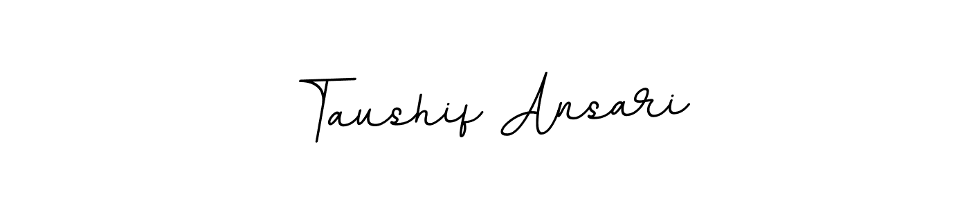 The best way (BallpointsItalic-DORy9) to make a short signature is to pick only two or three words in your name. The name Taushif Ansari include a total of six letters. For converting this name. Taushif Ansari signature style 11 images and pictures png