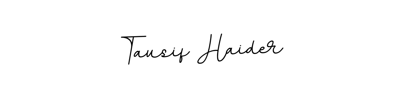 The best way (BallpointsItalic-DORy9) to make a short signature is to pick only two or three words in your name. The name Tausif Haider include a total of six letters. For converting this name. Tausif Haider signature style 11 images and pictures png