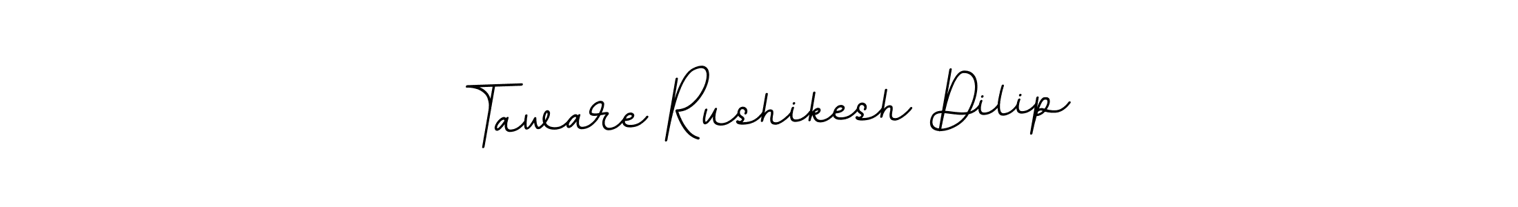 Use a signature maker to create a handwritten signature online. With this signature software, you can design (BallpointsItalic-DORy9) your own signature for name Taware Rushikesh Dilip. Taware Rushikesh Dilip signature style 11 images and pictures png