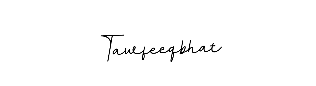 Make a beautiful signature design for name Tawfeeqbhat. With this signature (BallpointsItalic-DORy9) style, you can create a handwritten signature for free. Tawfeeqbhat signature style 11 images and pictures png