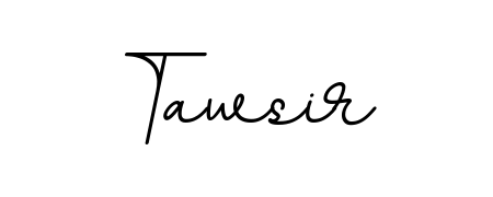 A classic penmanship look for Tawsir. The BallpointsItalic-DORy9 font brings timeless elegance and confidence to every signed document. Tawsir signature style 11 images and pictures png