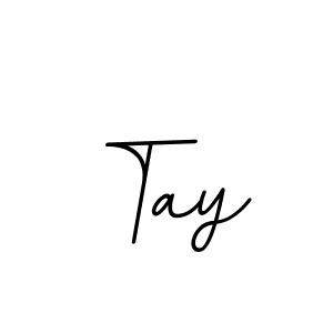 Use a signature maker to create a handwritten signature online. With this signature software, you can design (BallpointsItalic-DORy9) your own signature for name Tay. Tay signature style 11 images and pictures png