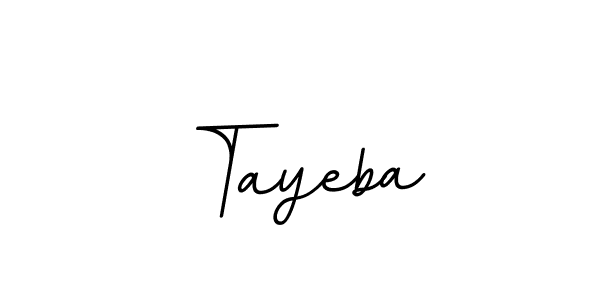 Tayeba stylish signature style. Best Handwritten Sign (BallpointsItalic-DORy9) for my name. Handwritten Signature Collection Ideas for my name Tayeba. Tayeba signature style 11 images and pictures png