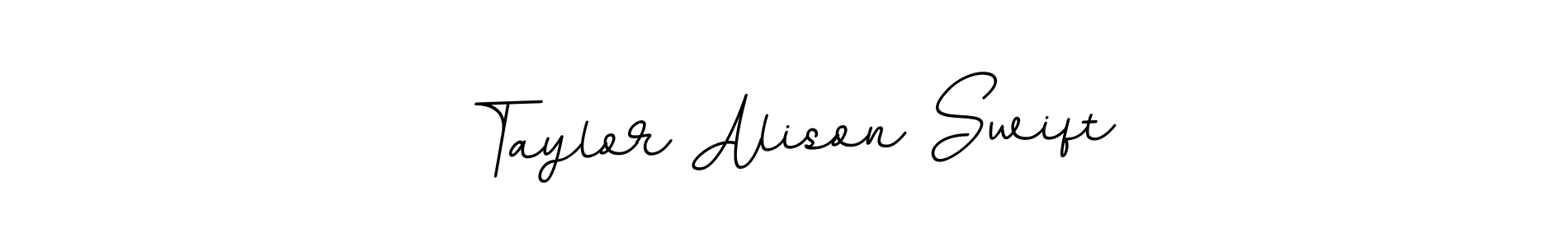 Create a beautiful signature design for name Taylor Alison Swift. With this signature (BallpointsItalic-DORy9) fonts, you can make a handwritten signature for free. Taylor Alison Swift signature style 11 images and pictures png