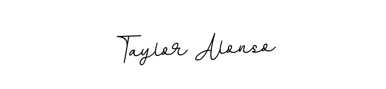 How to make Taylor Alonso name signature. Use BallpointsItalic-DORy9 style for creating short signs online. This is the latest handwritten sign. Taylor Alonso signature style 11 images and pictures png