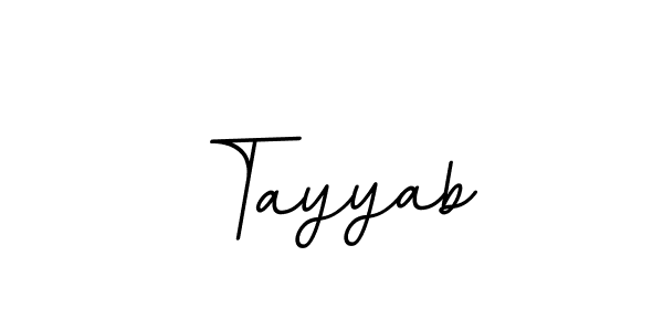 Make a beautiful signature design for name Tayyab. With this signature (BallpointsItalic-DORy9) style, you can create a handwritten signature for free. Tayyab signature style 11 images and pictures png