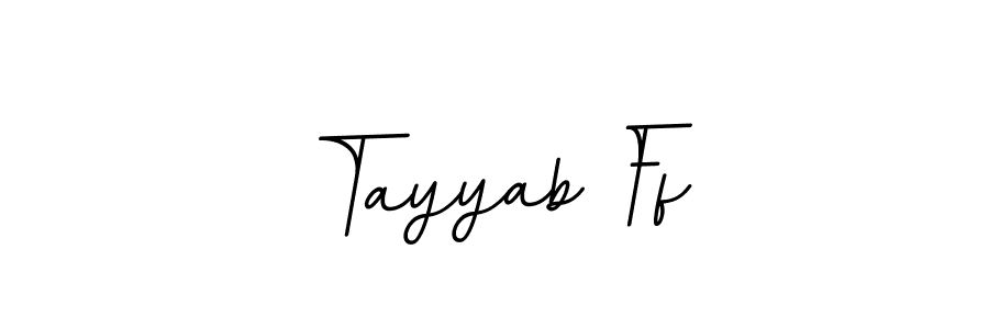 The best way (BallpointsItalic-DORy9) to make a short signature is to pick only two or three words in your name. The name Tayyab Ff include a total of six letters. For converting this name. Tayyab Ff signature style 11 images and pictures png