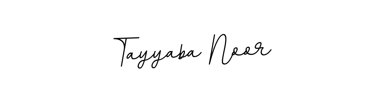 It looks lik you need a new signature style for name Tayyaba Noor. Design unique handwritten (BallpointsItalic-DORy9) signature with our free signature maker in just a few clicks. Tayyaba Noor signature style 11 images and pictures png