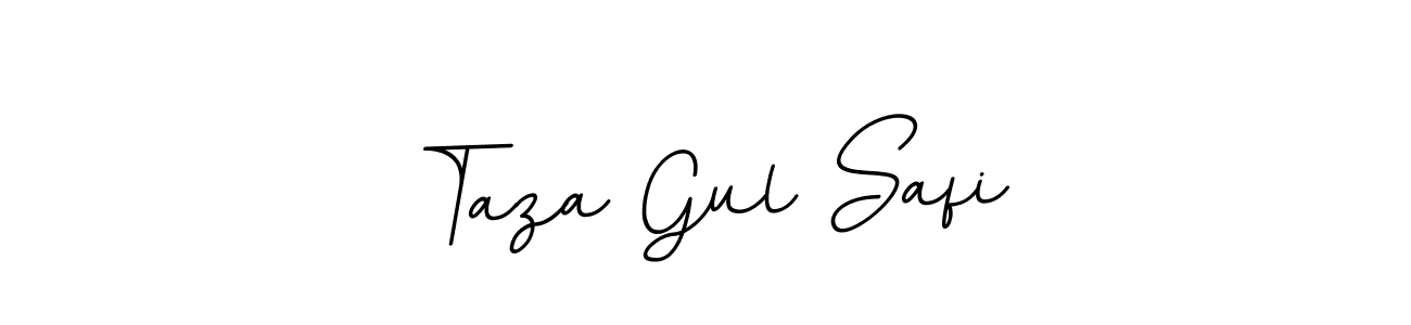 Create a beautiful signature design for name Taza Gul Safi. With this signature (BallpointsItalic-DORy9) fonts, you can make a handwritten signature for free. Taza Gul Safi signature style 11 images and pictures png