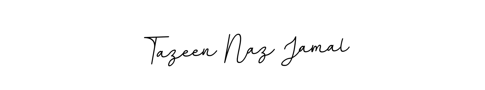 It looks lik you need a new signature style for name Tazeen Naz Jamal. Design unique handwritten (BallpointsItalic-DORy9) signature with our free signature maker in just a few clicks. Tazeen Naz Jamal signature style 11 images and pictures png