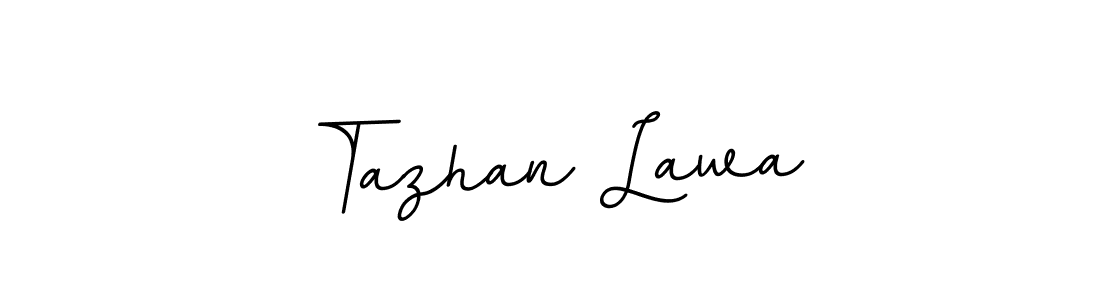 This is the best signature style for the Tazhan Lawa name. Also you like these signature font (BallpointsItalic-DORy9). Mix name signature. Tazhan Lawa signature style 11 images and pictures png