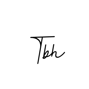 How to make Tbh name signature. Use BallpointsItalic-DORy9 style for creating short signs online. This is the latest handwritten sign. Tbh signature style 11 images and pictures png