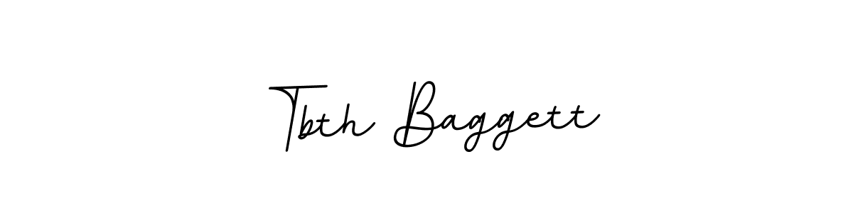 Also we have Tbth Baggett name is the best signature style. Create professional handwritten signature collection using BallpointsItalic-DORy9 autograph style. Tbth Baggett signature style 11 images and pictures png