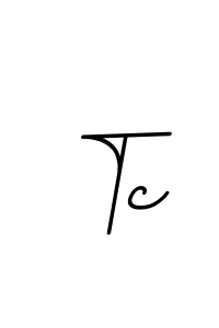 You should practise on your own different ways (BallpointsItalic-DORy9) to write your name (Tc) in signature. don't let someone else do it for you. Tc signature style 11 images and pictures png