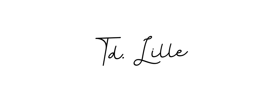 Once you've used our free online signature maker to create your best signature BallpointsItalic-DORy9 style, it's time to enjoy all of the benefits that Td. Lille name signing documents. Td. Lille signature style 11 images and pictures png