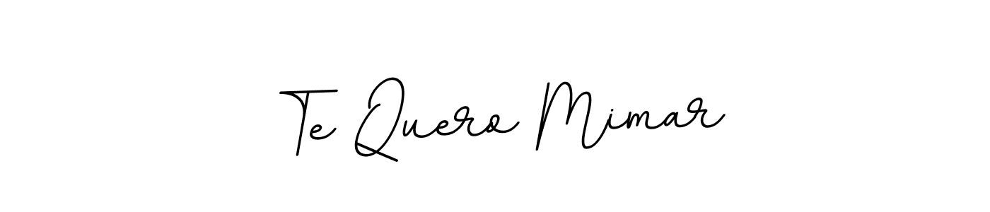 Make a beautiful signature design for name Te Quero Mimar. With this signature (BallpointsItalic-DORy9) style, you can create a handwritten signature for free. Te Quero Mimar signature style 11 images and pictures png