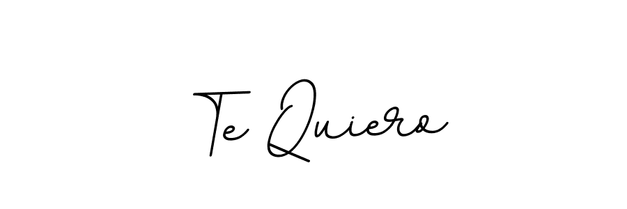 Create a beautiful signature design for name Te Quiero. With this signature (BallpointsItalic-DORy9) fonts, you can make a handwritten signature for free. Te Quiero signature style 11 images and pictures png