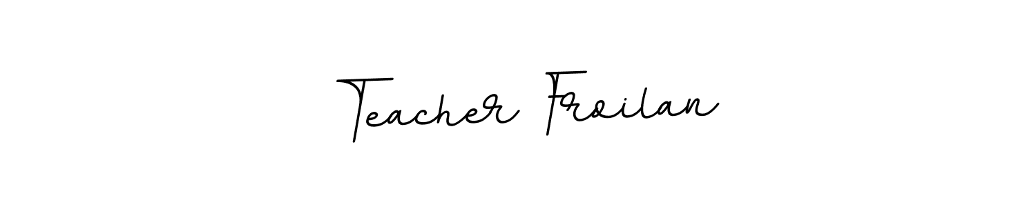This is the best signature style for the Teacher Froilan name. Also you like these signature font (BallpointsItalic-DORy9). Mix name signature. Teacher Froilan signature style 11 images and pictures png