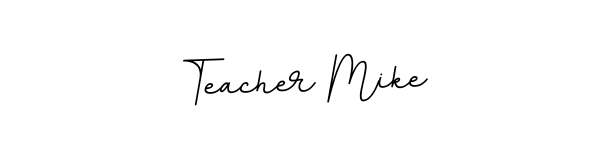 This is the best signature style for the Teacher Mike name. Also you like these signature font (BallpointsItalic-DORy9). Mix name signature. Teacher Mike signature style 11 images and pictures png