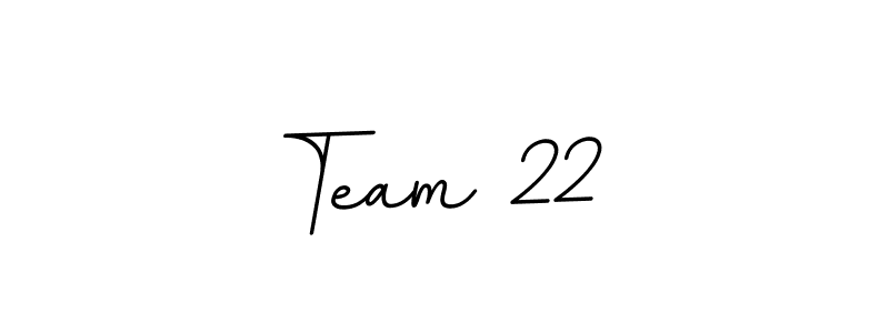 Also we have Team 22 ;o) name is the best signature style. Create professional handwritten signature collection using BallpointsItalic-DORy9 autograph style. Team 22 ;o) signature style 11 images and pictures png