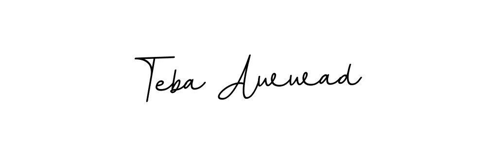 Make a short Teba Awwad signature style. Manage your documents anywhere anytime using BallpointsItalic-DORy9. Create and add eSignatures, submit forms, share and send files easily. Teba Awwad signature style 11 images and pictures png