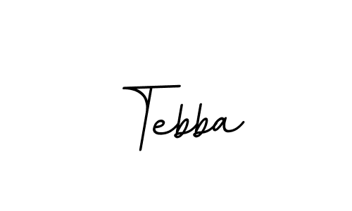 How to make Tebba name signature. Use BallpointsItalic-DORy9 style for creating short signs online. This is the latest handwritten sign. Tebba signature style 11 images and pictures png