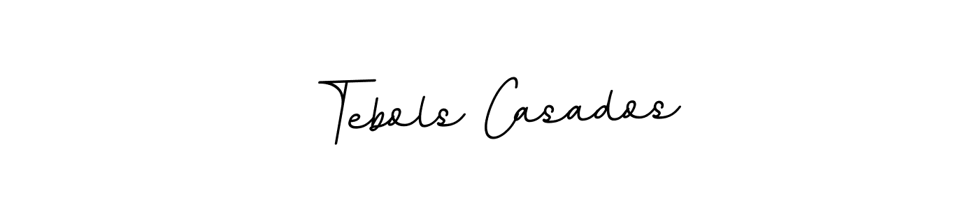 The best way (BallpointsItalic-DORy9) to make a short signature is to pick only two or three words in your name. The name Tebols Casados include a total of six letters. For converting this name. Tebols Casados signature style 11 images and pictures png