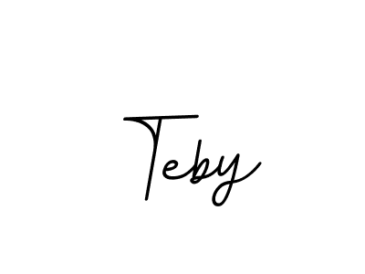 How to make Teby signature? BallpointsItalic-DORy9 is a professional autograph style. Create handwritten signature for Teby name. Teby signature style 11 images and pictures png