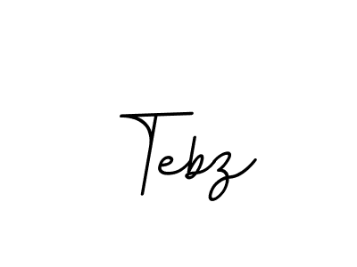 How to make Tebz name signature. Use BallpointsItalic-DORy9 style for creating short signs online. This is the latest handwritten sign. Tebz signature style 11 images and pictures png