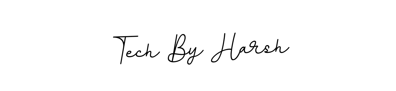 You should practise on your own different ways (BallpointsItalic-DORy9) to write your name (Tech By Harsh) in signature. don't let someone else do it for you. Tech By Harsh signature style 11 images and pictures png