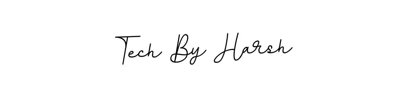 You should practise on your own different ways (BallpointsItalic-DORy9) to write your name (Tech By Harsh) in signature. don't let someone else do it for you. Tech By Harsh signature style 11 images and pictures png