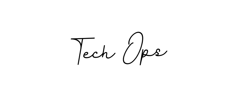 Design your own signature with our free online signature maker. With this signature software, you can create a handwritten (BallpointsItalic-DORy9) signature for name Tech Ops. Tech Ops signature style 11 images and pictures png