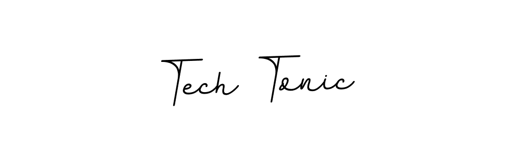 You should practise on your own different ways (BallpointsItalic-DORy9) to write your name (Tech Tonic) in signature. don't let someone else do it for you. Tech Tonic signature style 11 images and pictures png