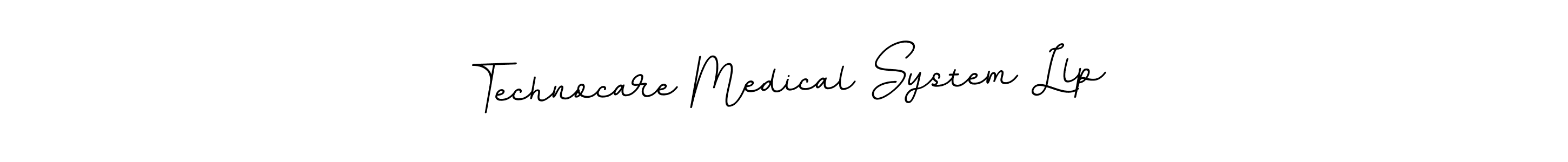 How to make Technocare Medical System Llp name signature. Use BallpointsItalic-DORy9 style for creating short signs online. This is the latest handwritten sign. Technocare Medical System Llp signature style 11 images and pictures png