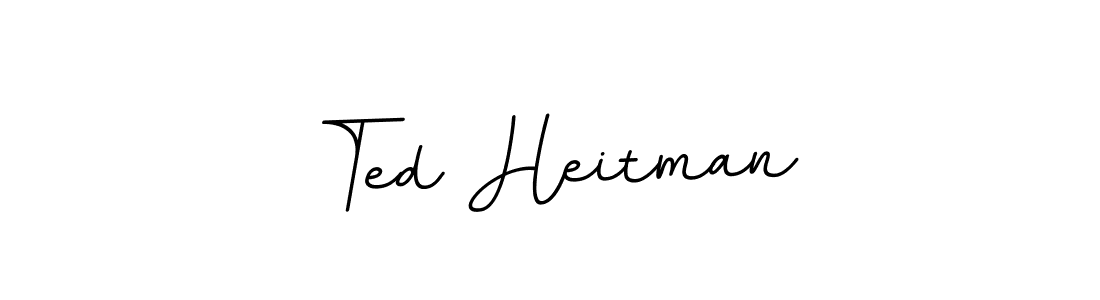 How to make Ted Heitman name signature. Use BallpointsItalic-DORy9 style for creating short signs online. This is the latest handwritten sign. Ted Heitman signature style 11 images and pictures png