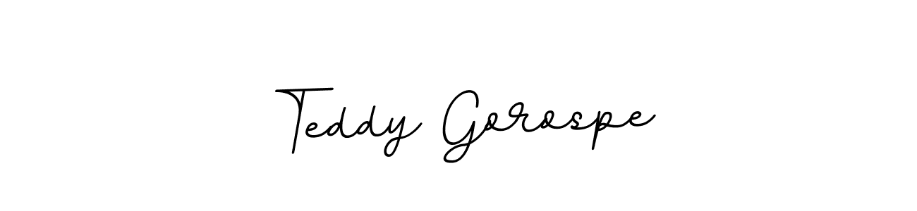 Also we have Teddy Gorospe name is the best signature style. Create professional handwritten signature collection using BallpointsItalic-DORy9 autograph style. Teddy Gorospe signature style 11 images and pictures png