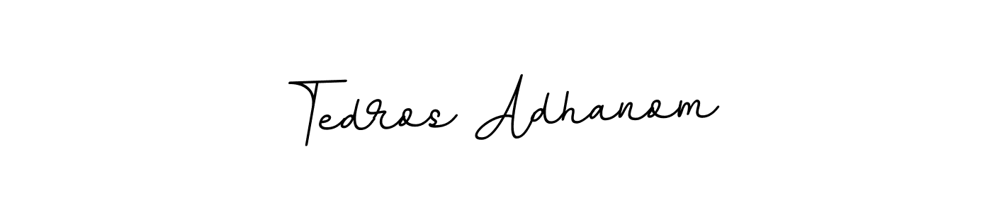 How to make Tedros Adhanom name signature. Use BallpointsItalic-DORy9 style for creating short signs online. This is the latest handwritten sign. Tedros Adhanom signature style 11 images and pictures png