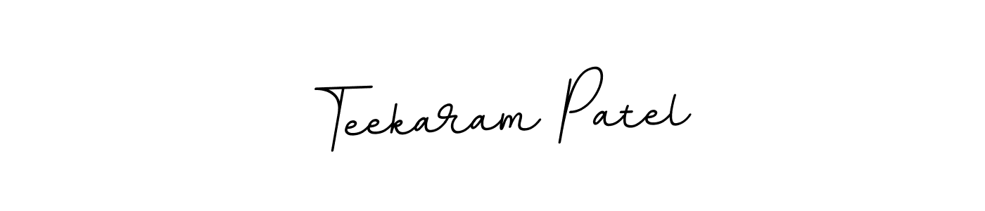 BallpointsItalic-DORy9 is a professional signature style that is perfect for those who want to add a touch of class to their signature. It is also a great choice for those who want to make their signature more unique. Get Teekaram Patel name to fancy signature for free. Teekaram Patel signature style 11 images and pictures png