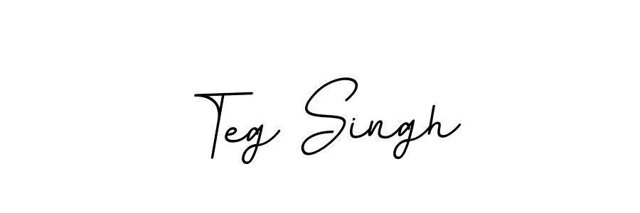 Use a signature maker to create a handwritten signature online. With this signature software, you can design (BallpointsItalic-DORy9) your own signature for name Teg Singh. Teg Singh signature style 11 images and pictures png