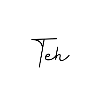 Use a signature maker to create a handwritten signature online. With this signature software, you can design (BallpointsItalic-DORy9) your own signature for name Teh. Teh signature style 11 images and pictures png