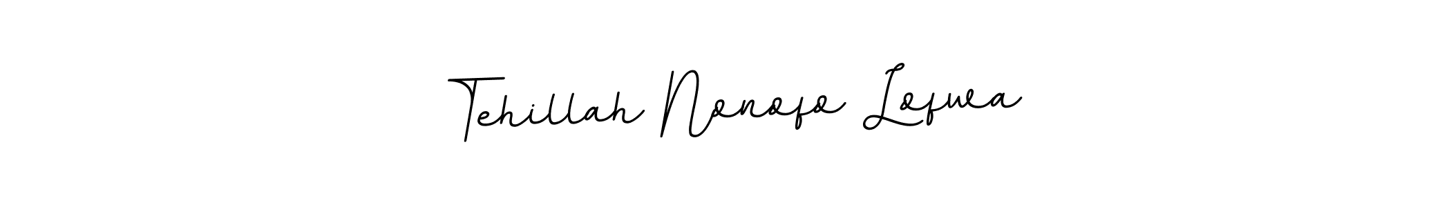Make a beautiful signature design for name Tehillah Nonofo Lofwa. Use this online signature maker to create a handwritten signature for free. Tehillah Nonofo Lofwa signature style 11 images and pictures png