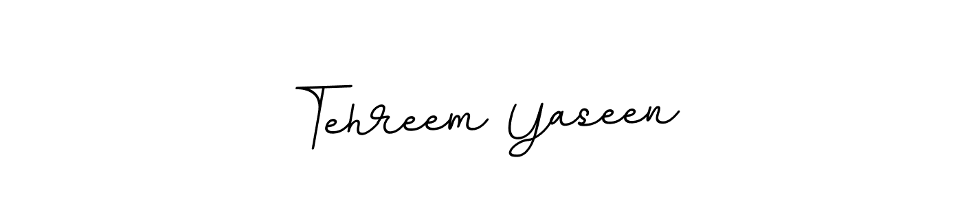You should practise on your own different ways (BallpointsItalic-DORy9) to write your name (Tehreem Yaseen) in signature. don't let someone else do it for you. Tehreem Yaseen signature style 11 images and pictures png