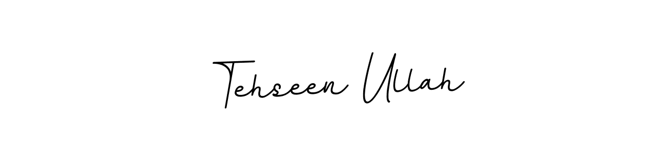 Make a beautiful signature design for name Tehseen Ullah. With this signature (BallpointsItalic-DORy9) style, you can create a handwritten signature for free. Tehseen Ullah signature style 11 images and pictures png